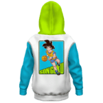 Dragon Ball Z Goku Playing Ball Kids Hoodie - Back