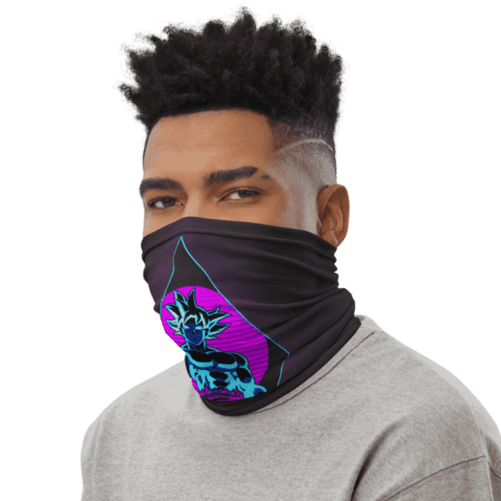 Dragon Ball Z Goku Retro Style Face Covering Neck Gaiter