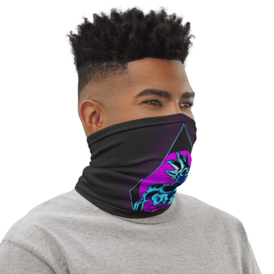 Dragon Ball Z Goku Retro Style Face Covering Neck Gaiter