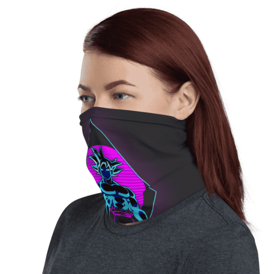 Dragon Ball Z Goku Retro Style Face Covering Neck Gaiter