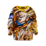 DBZ Gohan Super Saiyan Awesome Art Kids Sweatshirt