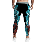 Dragon Ball Z Goku SSGSS Black Blue Aura Bomb Jogger Pants