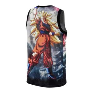 Dragon Ball Z Goku SSJ3 Design Basketball Uniform