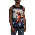 Dragon Ball Z Goku SSJ3 Design Basketball Uniform