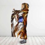Dragon Ball Z Goku Super Saiyan 2 Charge Attack Hooded Blanket