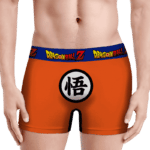 Dragon Ball Z Goku Uniform Logo Minimalist Men's Boxer Brief