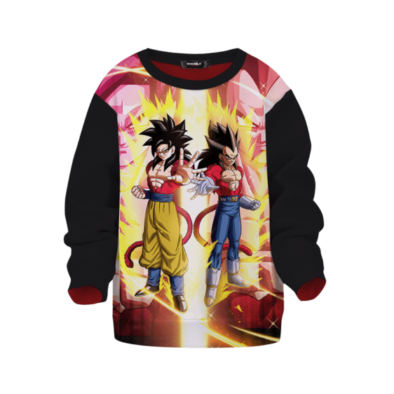 Dragon Ball Z Goku Vegeta Super Saiyan 4 Kids Sweatshirt