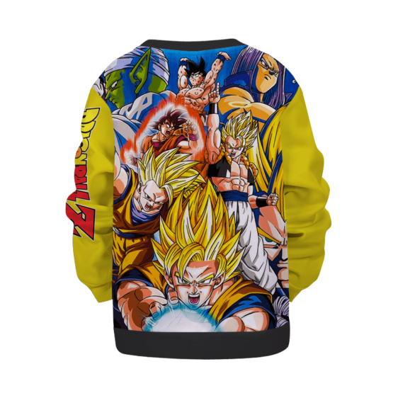 Dragon Ball Z Fighters Classic Team Yellow Kids Sweatshirt