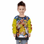 Dragon Ball Z Fighters Classic Team Yellow Kids Sweatshirt