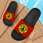 Dragon Ball Z Goku's Gym Awesome Red Slide Sandals