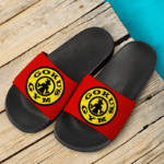 Dragon Ball Z Goku's Gym Awesome Red Slide Sandals