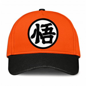 Dragon Ball Z Goku's Kanji Symbol Awesome Orange Black Classic Cap