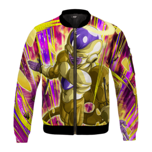 Dragon Ball Z Golden Frieza Awesome Art Bomber Jacket