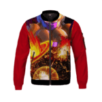 Dragon Ball Z Golden Frieza Blows A Planet Bomber Jacket