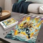 Dragon Ball Z Gotenks Super Saiyan 3 Dope Portrait Puzzle