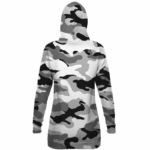 Dragon Ball Z Gray White Camouflage Majin Symbol Hoodie Dress