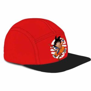 Dragon Ball Z Happy Kid Goku Wonderful Red Camper Hat