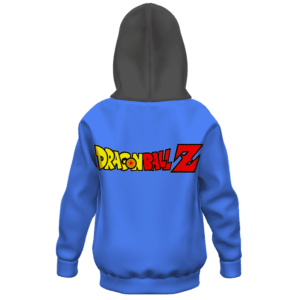 Dragon Ball Z Happy Winking Android 18 Kids Hoodie Back