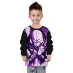 Dragon Ball Z Hit Minimalist Purple Kids Sweatshirt