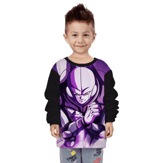 Dragon Ball Z Hit Minimalist Purple Kids Sweatshirt