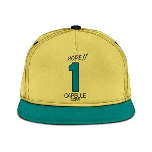 Dragon Ball Z Hope 1 Capsule Corp Dope Snapback Hat