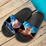 Dragon Ball Z Intimidating Goku And Vegeta SSGSS Dope Slide Slippers