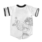 Dragon Ball Z Just Goku Nike Inspired Baseball Jersey