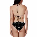 Dragon Ball Z Kakarot Chibi Black Minimalist Bikini Swimsuit