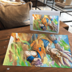Dragon Ball Z Kakarot Super Saiyan 2 Colorful Portrait Puzzle