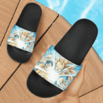 Dragon Ball Z Kakarot Super Saiyan 3 Kamehameha Awesome Slide Slippers