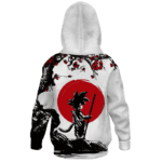 Dragon Ball Z Kid Goku Holding His Training Stick Kids Hoodie