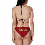 Dragon Ball Z Krillin Tacos Red Two Piece Bikini