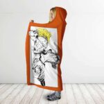 Dragon Ball Z Legendary Super Saiyan Son Goku Hooded Blanket