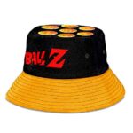 Dragon Ball Z Logo Classic Style Black & Orange Bucket Hat