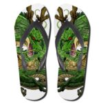 Dragon Ball Z Magical Dragon Shenron White Flip Flops