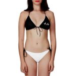 Dragon Ball Z Majin Symbol Black White Sexy Two Piece Bikini