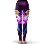Dragon Ball Z Majin Vegeta Attacks Purple Smoke Yoga Pants
