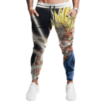 Dragon Ball Z Majin Vegeta Injured Battle Mode Dope Track Pants