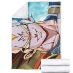 Dragon Ball Z Majin Vegeta Super Saiyan Blue Blanket