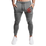 DBZ Minimalist Saiyan Royal Family Symbol Gray Sweatpants