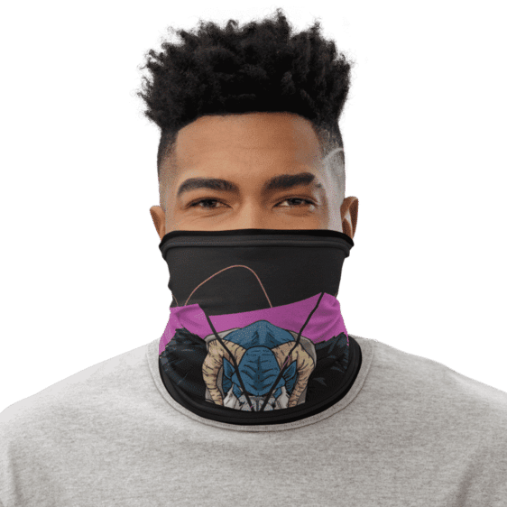 Dragon Ball Z Moro Art Black Face Covering Neck Gaiter