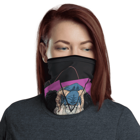 Dragon Ball Z Moro Art Black Face Covering Neck Gaiter