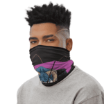 Dragon Ball Z Moro Art Black Face Covering Neck Gaiter