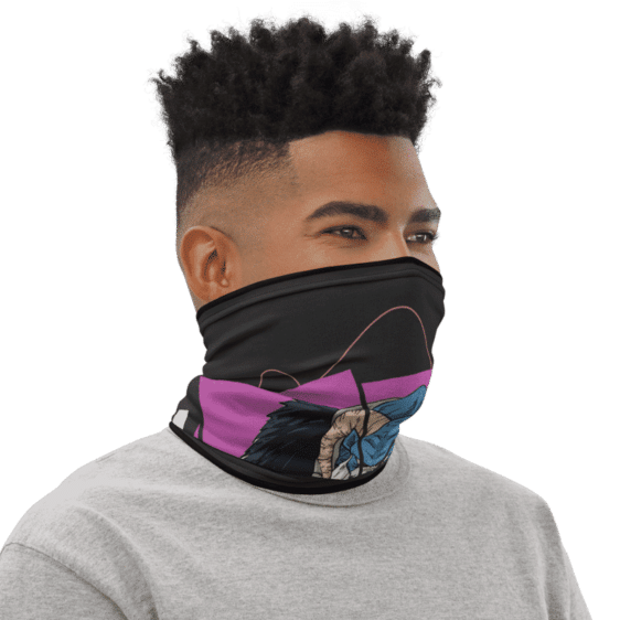 Dragon Ball Z Moro Art Black Face Covering Neck Gaiter