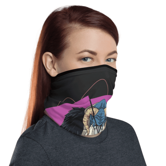 Dragon Ball Z Moro Art Black Face Covering Neck Gaiter