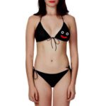 Dragon Ball Z Mr. Popo Cute Eyes Black Funny Bikini Swimsuit