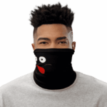 Dragon Ball Z Mr. Popo Funny Black Face Covering Neck Gaiter