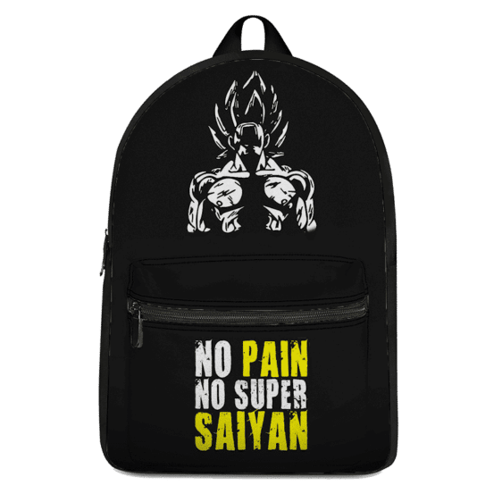 Dragon Ball Z No Pain No Super Saiyan Goku Workout Backpack