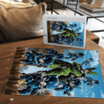 Dragon Ball Z Perfect Cell And Cell Junior Amazing Portrait Puzzle