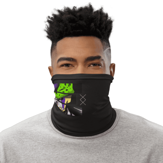 Dragon Ball Z Perfect Cell Art Face Covering Neck Gaiter